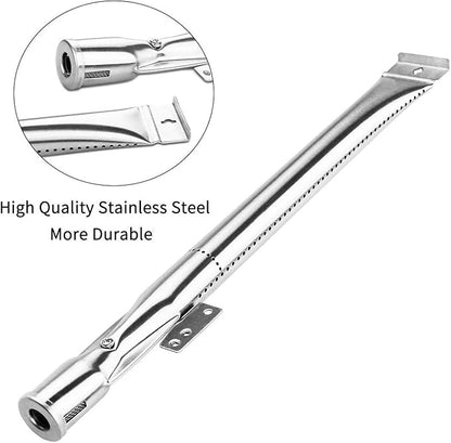 BBQ-Element Stainless Steel Grill Burner Tubes Replacement for Nexgrill 720-0830H, 720-0783E, 720-0864, Gas Grill Pipe Burners for Kenmore, Kitchen Aid, Nexgrill 720-0830A Gas Grill.(4 Pack)