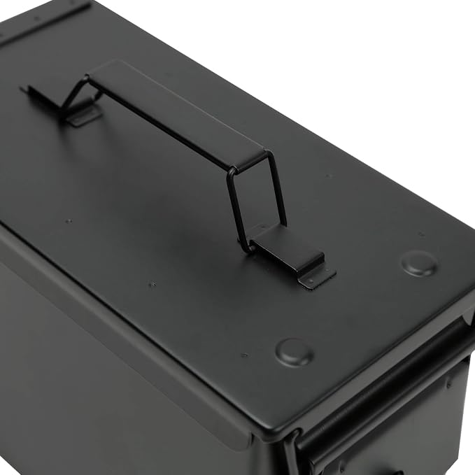 Aolamegs 50 Cal Ammo Can – Locking Hardware Kit and Stainless Steel Padlock，Ammo Box Military & Army M2A1