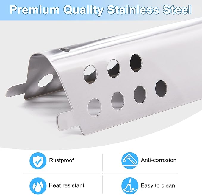 Grill Replacement Parts for Charbroil Performance 2 Burner 463673519, 463625217, 463625219, G470-0002-W1, G470-0003-W1, 18'' Cast Iron Grates, Heat Plates, Burners, Crossover Tubes, Ignitors.