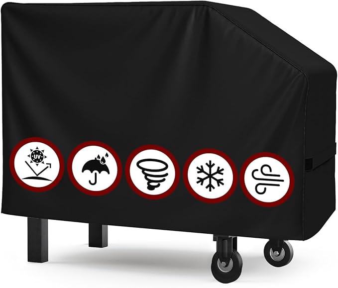 SHINESTAR 28 inch Griddle Cover for Blackstone 28" Single Shelf Griddle, Heavy Duty Waterproof Flat Top Grill Cover with Air Vent and Straps,Tear & Fade Resistant Cover for Blackstone 1529
