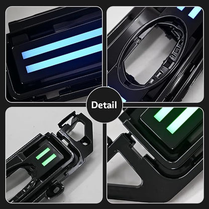 T T-ABC New Accessories Compatible with 2020-2025 Land Rover Defender Grill Lights 110 130 90 Fog Light P300 P400 P500 P525 Rear Bumper Lamp All Edition LED Trim Custom Front Replacement (GSRS)