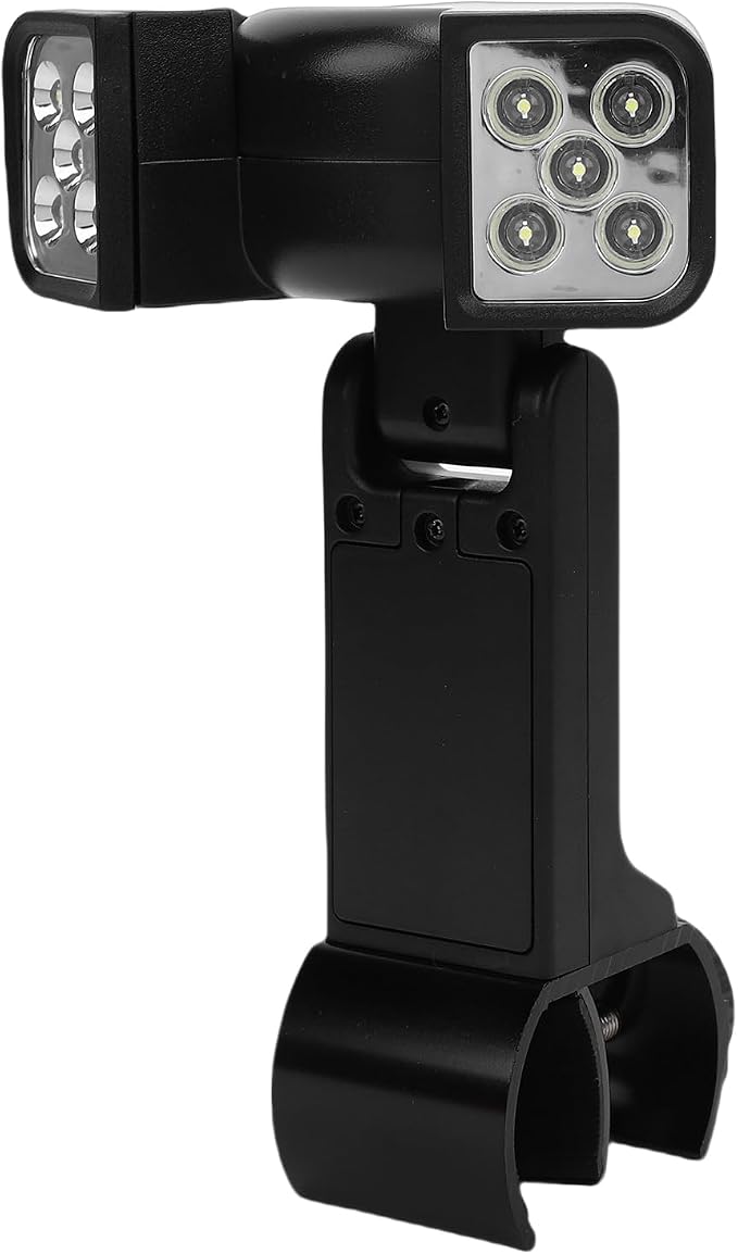 Fafeicy LED BBQ Light 360 Degree Rotatable Grill Handle Attachable Spotlight with 10 F5 Chips and Touch Switch for Outdoor Barbecue Camping Lighting