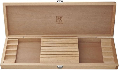 ZWILLING 8-Piece Stainless-Steel Steak Knife Set in Wood Gift Box