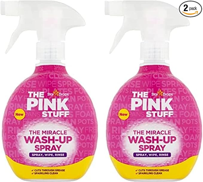 Stardrops - The Pink Stuff - The Miracle Wash Up Spray Bundle (2 Wash Up Sprays)