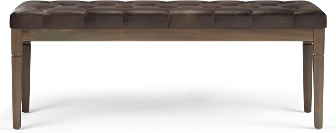 SIMPLIHOME Bayshore 28" Wide Solid Wood Outdoor Chair in Natural (Set of 2)