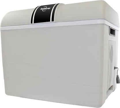 Koolatron 12V Iceless Cooler & Warmer – Portable 45 Qt Electric Cooler for Car, Truck, Camper, Boat, Hard Sided Mini Fridge for Camping, Picnic, Travel, Lunch, Food, Drinks, Bedroom, Office, Dorm