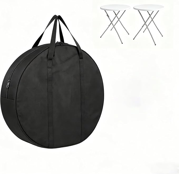 28" Round Cocktail Table Carry Bag, Heavy Duty 600D Oxford