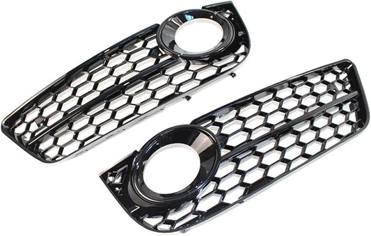 Fog Lamps Cover Front Bumper Honeycomb Mesh Grill Fog Light Cover A5 for Coupe/for Sportback