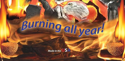 Lightning Nuggets AN24LC 24 count LogCabinBox Firestarter, pine