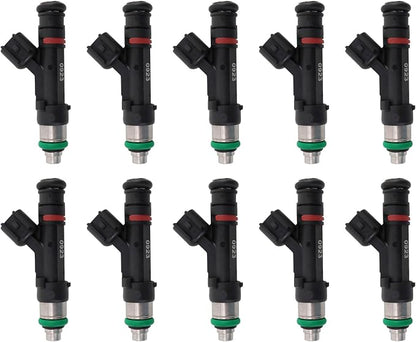 TRQ Fuel Injector Set | For 2005 Ford Crown Victoria 2008-2019 E-350 Super Duty 2008-2018 E-450 Super Duty Lincoln Town Car Mercury Grand Marquis