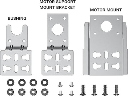 Onlyfire 6902 Universal Barbecue Grill Stainless Steel Rotisserie Motor Bracket Set