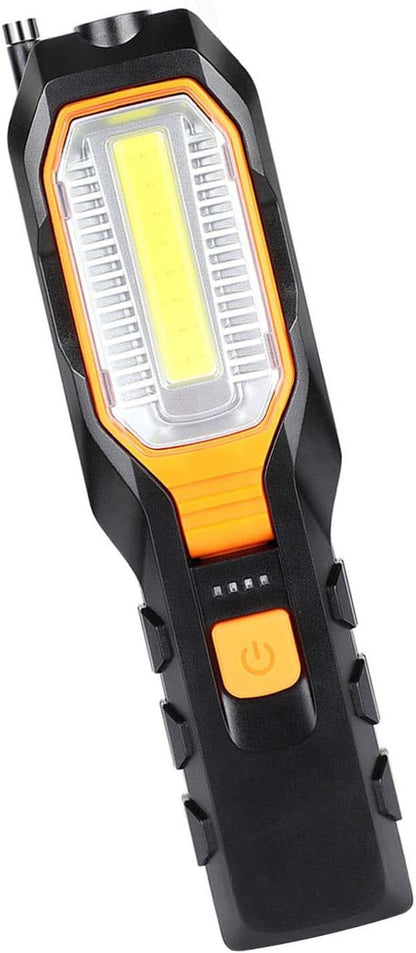 TOPINCN LED,Rechargeable,Work Light USB Adjustable COB Light Power LED Work Light BBQ Grill Accessories Magnetic Flashlight for Adults