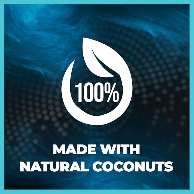 4kg - 320° Premium Coconut Shisha Coal Charcoal (25mm Cubes) for Hookah, BBQ, and Grilling - 288 Pieces, Long Burn Time, Nicotine Free, Natural, No Chemical Additives.