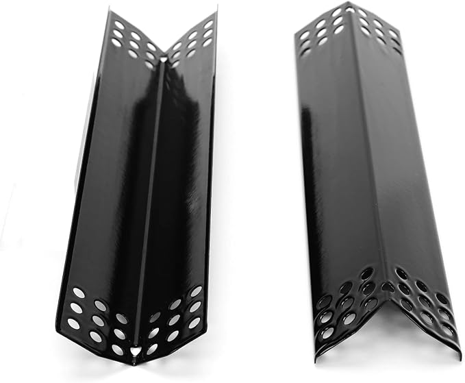 Uniflasy Heat Plates for Monument Grills 24367 35633 17842 77352 41847NG 77352MB Larger 4-Burner Propane Gas Grills, Porcelain Steel Replacement Parts Heat Tent Shield for Monument Grill, 4 Pack