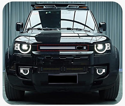 Front Bumper Color Changing Led Lights Grill Lamp Dynamic Light Breathing Lamp Compatible For Land Rover Defender L663 2020-2024 90 110 130