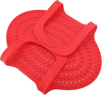 Silicone Turkey Lifter, Heat Resistant Chicken Turkey Meat Lifter Mat, Non Stick Lifter Turkey Silicone Mat, Reusable Poultry Cooking Mat for Roasting Pans, Roasts, 23.2 x 12.4in