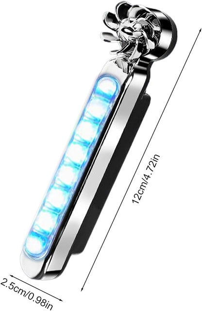 Wind Powered Led Light Waterproof Decorative Adjustable Lamps | 2 Pieces Wind Powered LED Vehicle Daytime Lights for Trucks SUV Motorcycle Bike Auto Travel Road Trips Camping Outdoor