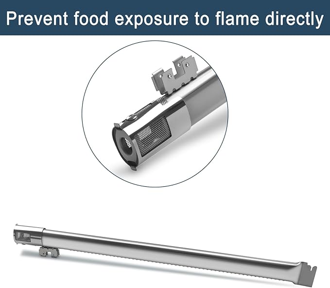 Flavorizer Bars,Heat Deflectors and Grill Burner for Weber Genesis II E-410, S-410, LX E-440, S-440 (Porcelain Steel, 66030 * 7+ES/410 * 4+66790 * 4)