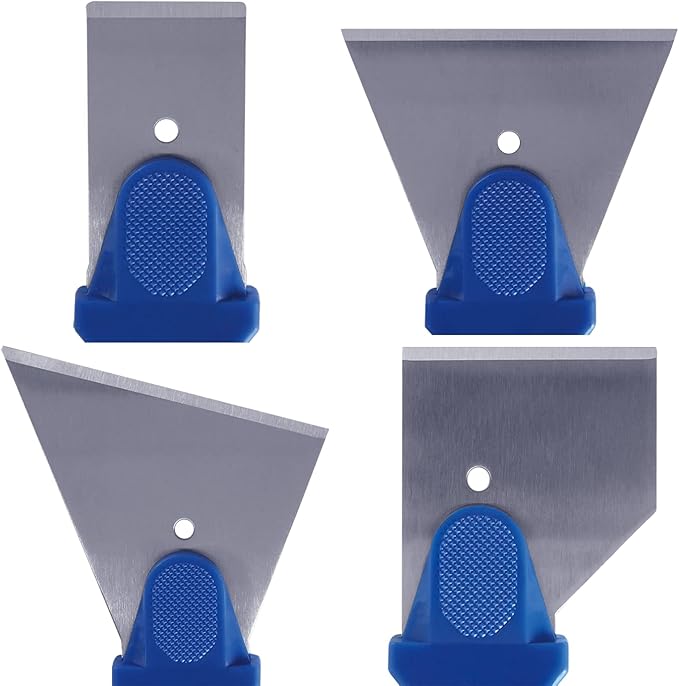 ALLEX Scraper Tool Mini 1" (Chisel Blade), Japanese Paint Scraper for Paint, Kitchen Cleaning, Griddle, Cooktop, Cast Iron Pan, Rust, Carbide, Made in JAPAN
