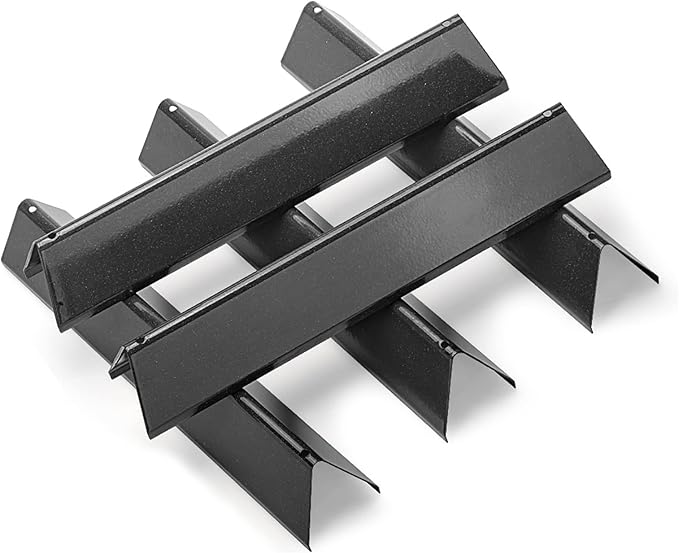7636 Flavorizer Bars for Weber Spirit 300 II 300 & GS4 Spirit II 300 Series, Spirit E310 E320 E330 S310 S320 S330 Grill with Front Control Knob，15.3 Inch Heat Tent for Weber 67046 69797 68843