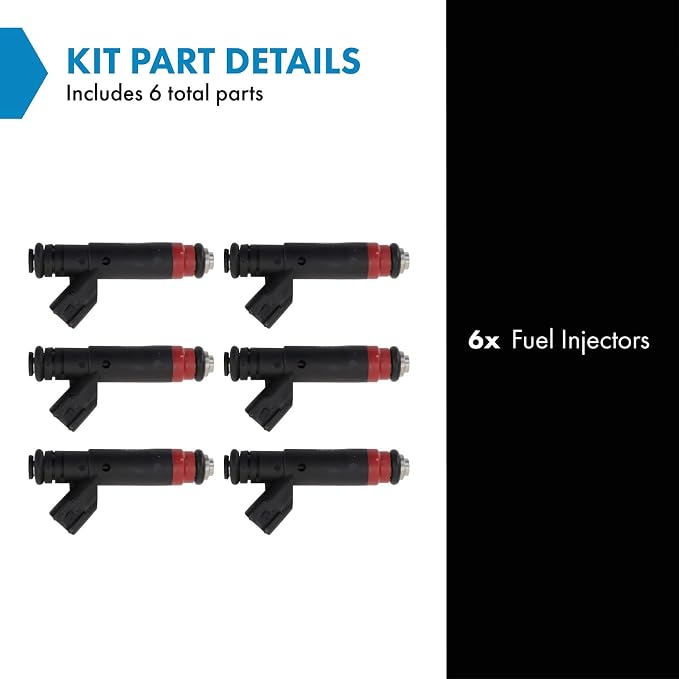 TRQ Fuel Injector Set | For 2005-2006 Jeep Wrangler
