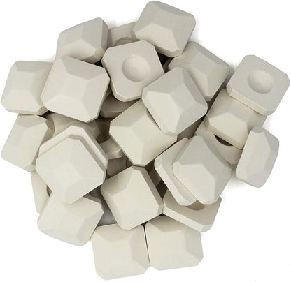 Hongso Ceramic Briquettes Grill Bricks Replacement for Lynx L27 L30 L30PSP L36 L42 L54, Lynx Grill Parts for L5430 L54PS LBQ27 LBQ36 and Other Models, 48-Piece Barbecue Briquettes Gas Grill Stones