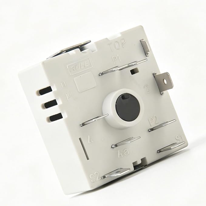 WB24T10063 Dual Burner Infinite Switch for GE Electric Range Stove Surface Element Control Replacement Part Replaces AP3189829 PS236785 WB24T10015