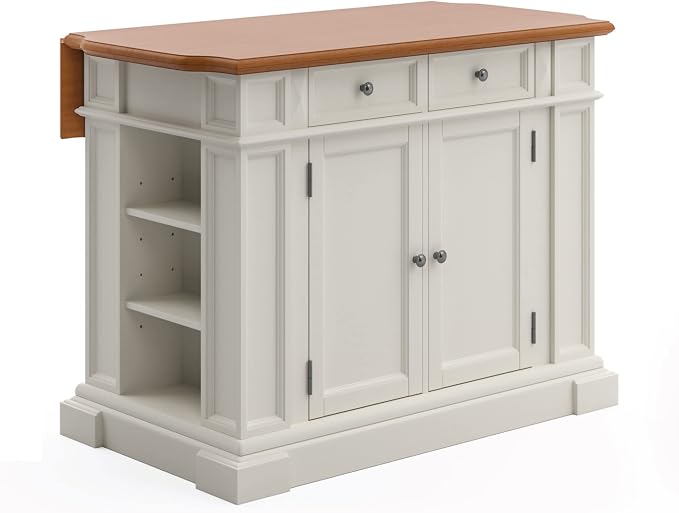 homestyles Americana Off-White Kitchen Island