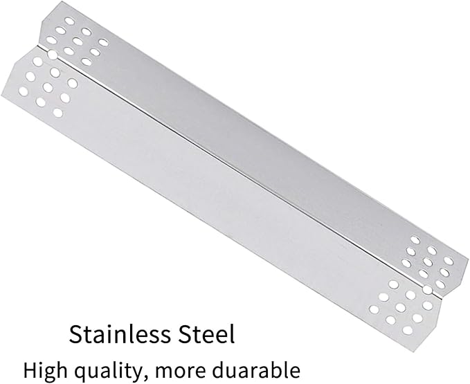 Hisencn Repair Kit Replacement for Kitchen Aid 720-0819 720-0787D 720-0819G 720-0953 720-0953A 730-0953 Gas Grill Model, Stainless Steel 16.5 inch Grill Burners Tube, Heat Plate Tent Shield Deflector