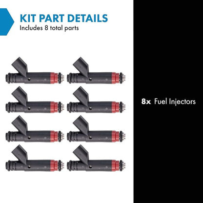 TRQ Fuel Injector Set | For 2002-2003 Ford Explorer Mercury Mountaineer