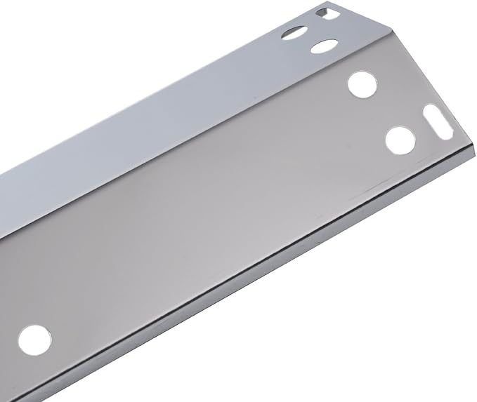 GasSaf Heat Plate Replacement for Kenmore 720-0670A,Nexgrill 720-0670C,Grill Master,Uberhaus and Others,4-Pcs Stainless Steal Heat Shield Plate Tent BBQ Burner Cover Flame Tamer(15 1/16x5 1/2inch)