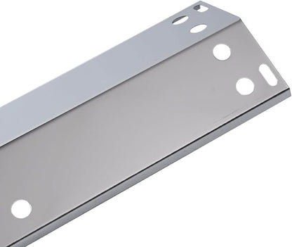 GasSaf Heat Plate Replacement for Kenmore 720-0670A,Nexgrill 720-0670C,Grill Master,Uberhaus and Others,4-Pcs Stainless Steal Heat Shield Plate Tent BBQ Burner Cover Flame Tamer(15 1/16x5 1/2inch)