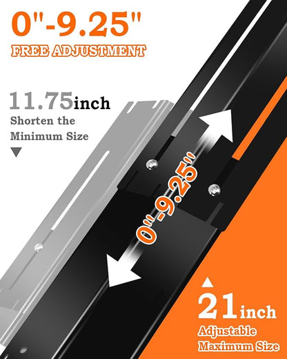 Adjustable Grill Heat Plates Shield 11.75-21 inch for Nexgrill Replacement Parts, Char Broil Grill Replacement Parts, 3 Pcs BBQ Accessories for Dyna Glo Grilling Flavorizer Bar