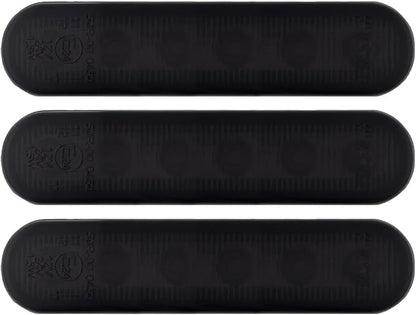 RECON - Universal 3-Pc Front Grille Ultra Bright High Power Switchable Amber or White LED Daytime Running Lights - Smoked Lens