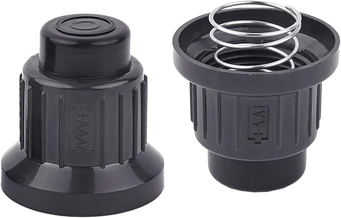 A.I.FORCE 2Pcs AAA Battery Igniter Caps, Ignitor Push Button with Springs and mounting Thread, Ignition Caps Replacement for Gas Fire Pit, BBQ, Grill, Barbecue Spark Generator