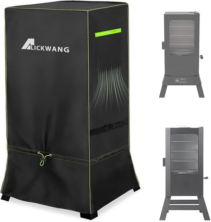 30'' Smoker Cover, Heavy Duty 600D Outdoor Waterproof Digital Smoker Cover | for Most Masterbuilt/East Oak and 30" Vertical Smoker, Foldable Skirt, It can be used with or without legs,25"x 25"x 41.5"