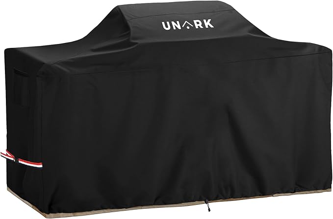 110 Inch Extra Large Grill Cover Kitchen Island Cover Large Island Grill Cover for Outdoor Grill Outdoor Kitchen Cover Heavy Duty Waterproof 110" L x 44" W x 48" H, Black