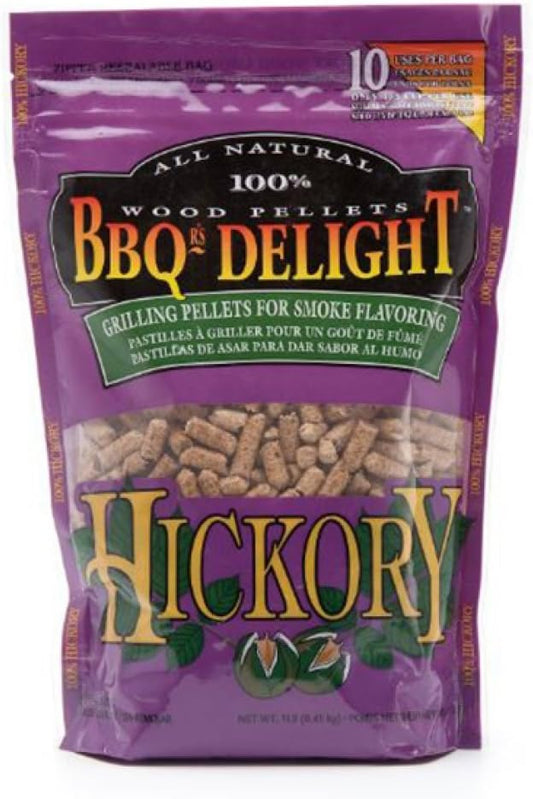 BBQ'rs Delight Hickory Wood Pellets 1lb Bag