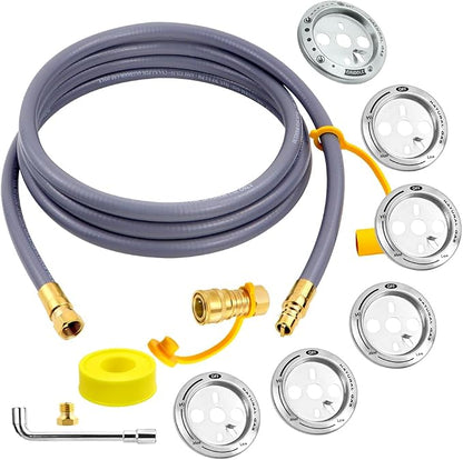 Upgraded 4984619A Natural Gas Conversion Kit, Compatible with Char-Broil Commercial, Professional and Signature Series Dual Fuel Grills(2008 to 2019), Converts Propane to Natural Gas