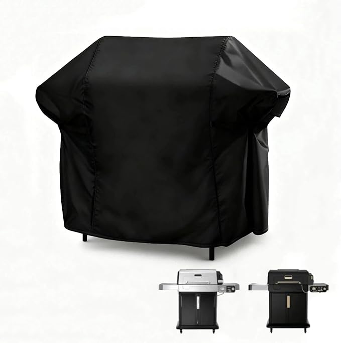 3 Burner Grill Cover for Ninja Flexflame Grill PG300 Series,600D Heavy Duty Waterproof Propane Smoker Cover for 60 inch Gas BBQ Grill-60 x 26 x 48