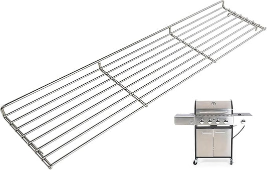 Warming Rack for Captiva Designs 4-Burner Propane Gas BBQ Grill with Side Burner Replacement Parts Hanging Rack for Captiva Designs Grill Accessories Upper Rack, Stainless Steel Cooling Rack, 1PC