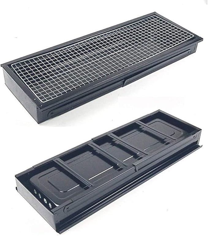 Portable Charcoal Barbecue Grill Stainless Steel Foldable BBQ Grill Desk for Camping BBQ Grills Outdoor Barbecue Grill Home Festival Garden Picnic Party,A-1