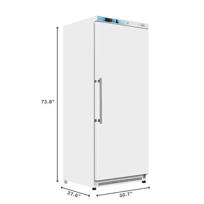 KoolMore 20 Cu. Ft. Commercial Reach-in Refrigerator in White with Manual Defrost (KM-RMD20WH)