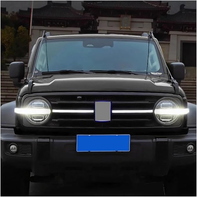 Car Grille Light Horizontal Bar Runs Through Light Compatible For Great Wall Tank 300 LED Daytime Running Light Decorative Light Accessory