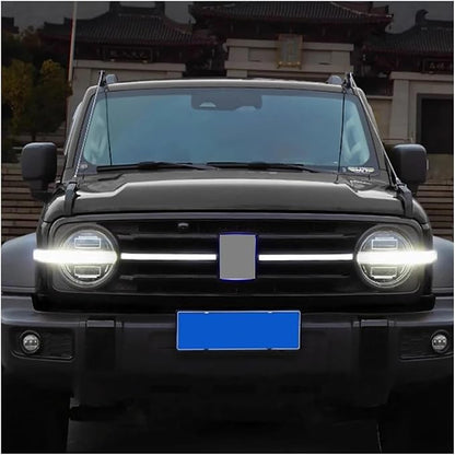 Car Grille Light Horizontal Bar Runs Through Light Compatible For Great Wall Tank 300 LED Daytime Running Light Decorative Light Accessory