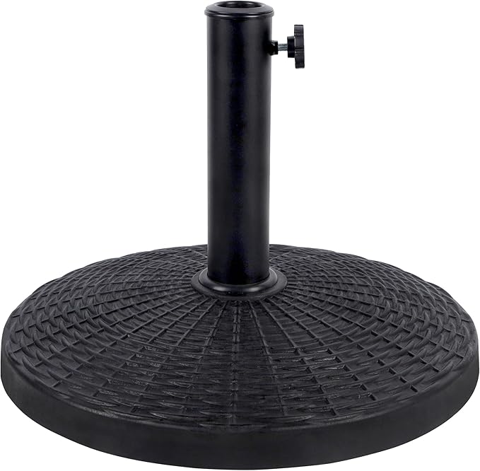 Blissun 26.5 lbs Heavy Duty Patio Market Umbrella Base Stand