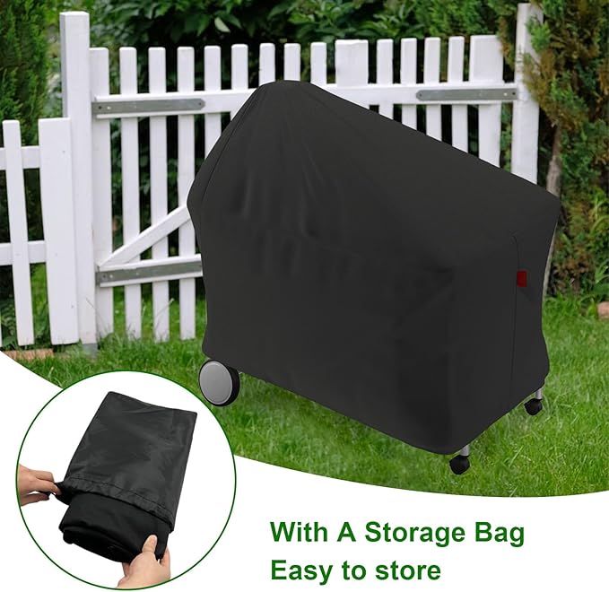 Grill Cover Fits Weber 22" Performer Deluxe & Performer Premium Charcoal Grill (Compared to Weber 7152), Nexgrill VEVOR 22" Charcoal Grill with Cart,Napoleon PRO22 Kettle Grill