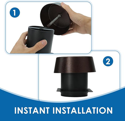 Smoke Stack for Pit Boss Vertical Smoker - 3/5/7 Series Replacement | Fits Pit Boss & Sportsman 3/5/7 Series. Replaces OEM 60268, PBV357P1-04/03. Durable powder-coated steel.