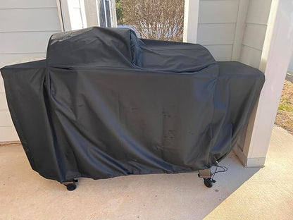 ZJYWSCH Grill Cover for Pit Boss Charleston 1020 DX Pellet Grill Gas Griddle Combo PB1020NX Heavy Duty 600D PitBoss Charleston Onyx 1020 Competition Combo Grill Cover Waterproof