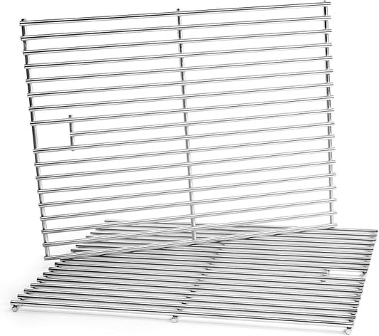 17 x 13 Grill Grate for Home Depot Nexgrill 720-0830H, 5 Burner 720-0888S 720-0888N, 17 Inch Stainless Steel Grill Grates Replacement Parts for Nexgrill 4 Burner 720-0783E 720-0783C